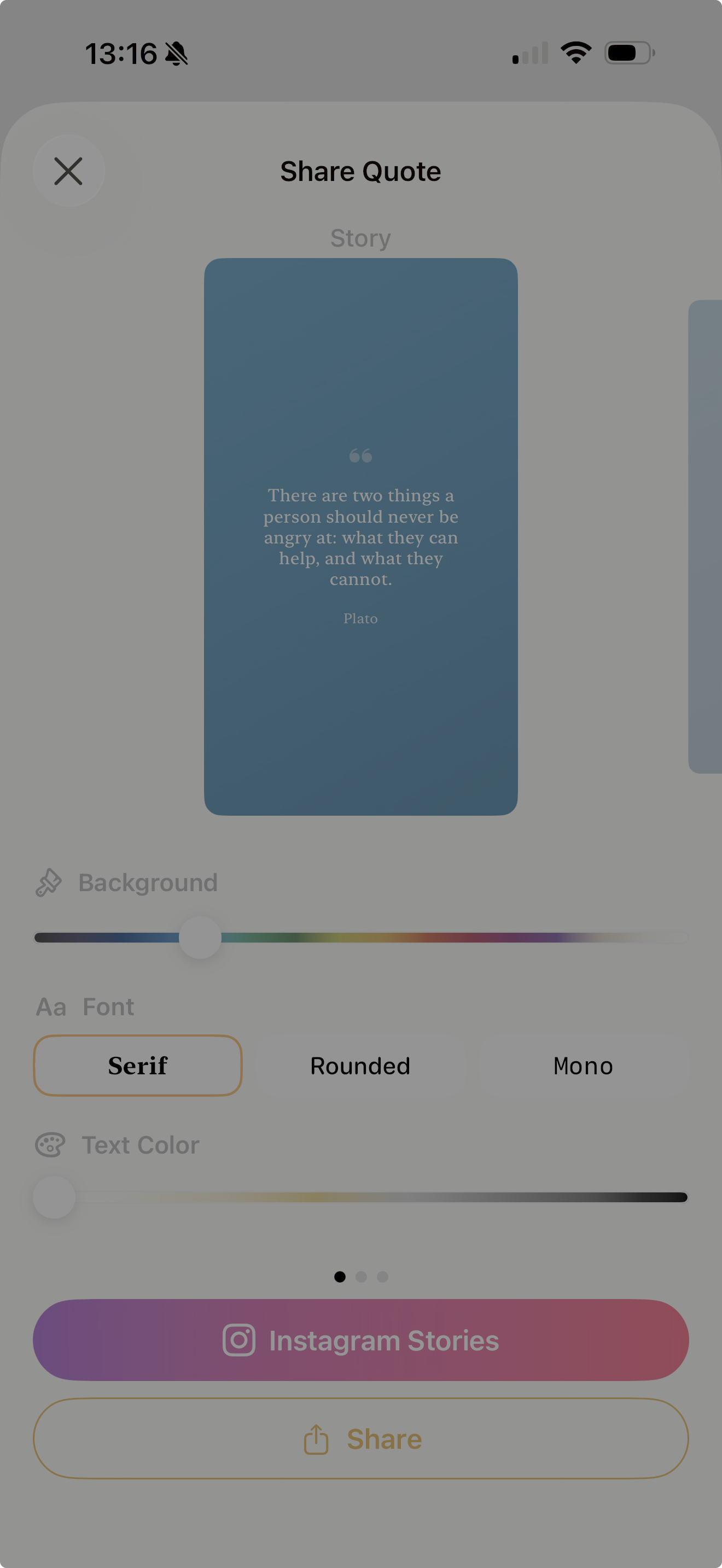 Themes & Share Cards